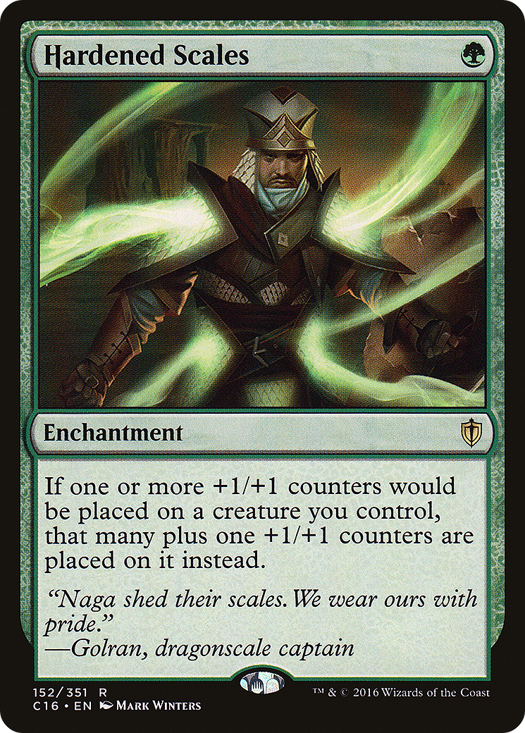 Hardened Scales (C16-152) - Commander 2016 - Premium MTG Single from Wizards of the Coast - Just $0.52! Shop now at Game Crave Tournament Store