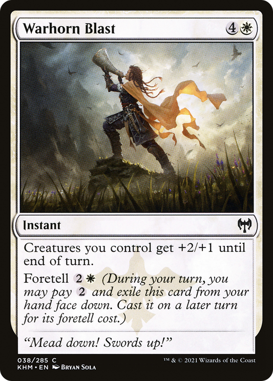 Warhorn Blast (KHM-038) - Kaldheim - Premium MTG Single from Wizards of the Coast - Just $0.08! Shop now at Game Crave Tournament Store
