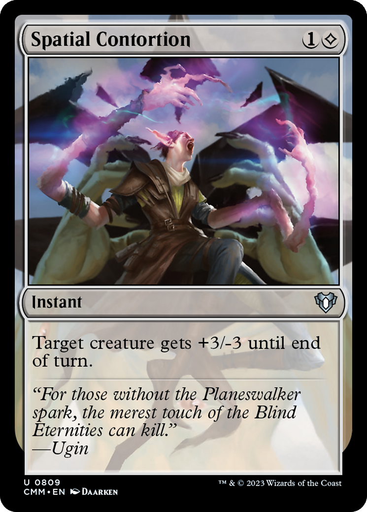 Spatial Contortion (CMM-809) - Commander Masters - Premium MTG Single from Wizards of the Coast - Just $0.08! Shop now at Game Crave Tournament Store