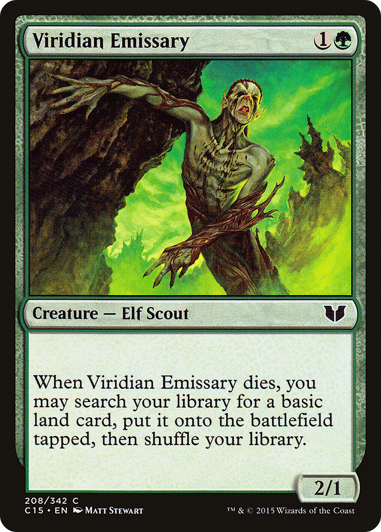 Viridian Emissary (C15-208) - Commander 2015 - Premium MTG Single from Wizards of the Coast - Just $0.08! Shop now at Game Crave Tournament Store