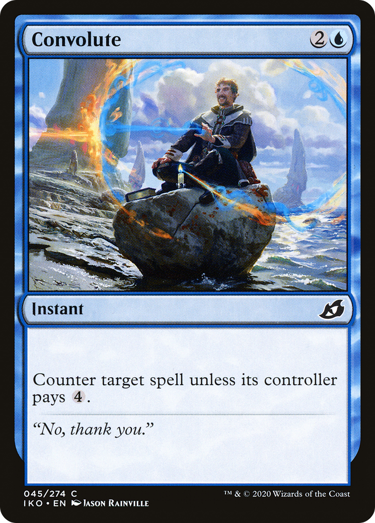 Convolute (IKO-045) - Ikoria: Lair of Behemoths - Premium MTG Single from Wizards of the Coast - Just $0.08! Shop now at Game Crave Tournament Store