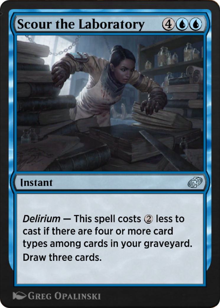 Scour the Laboratory (J21-243) - Jumpstart: Historic Horizons - Premium MTG Single from Wizards of the Coast - Just $0! Shop now at Game Crave Tournament Store