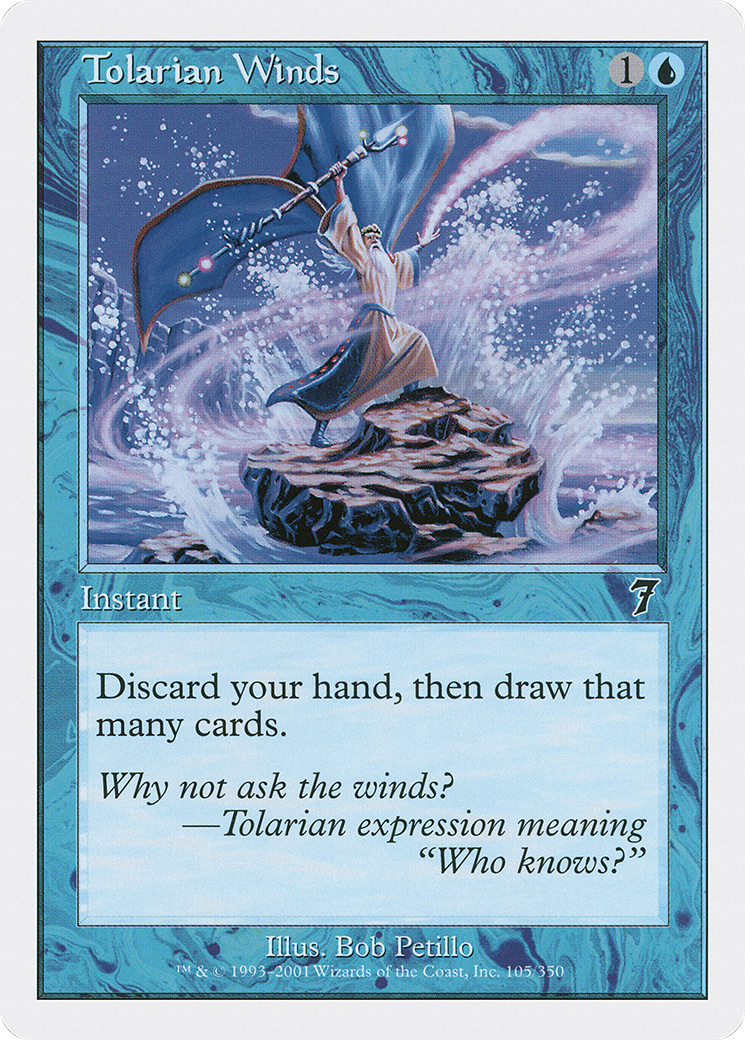 Tolarian Winds (7ED-105) - Seventh Edition - Premium MTG Single from Wizards of the Coast - Just $0.47! Shop now at Game Crave Tournament Store