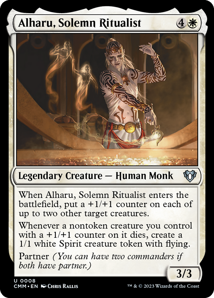 Alharu, Solemn Ritualist (CMM-008) - Commander Masters - Premium MTG Single from Wizards of the Coast - Just $0.08! Shop now at Game Crave Tournament Store