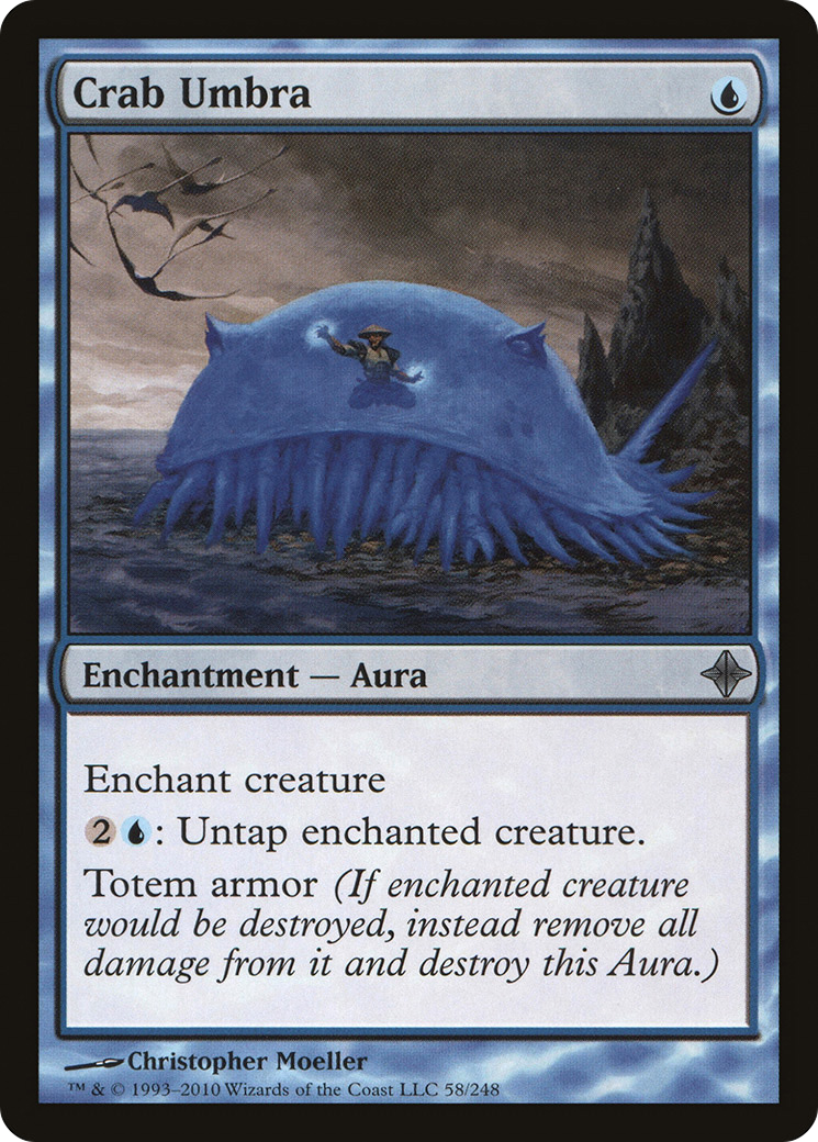 Crab Umbra (ROE-058) - Rise of the Eldrazi - Premium MTG Single from Wizards of the Coast - Just $0.08! Shop now at Game Crave Tournament Store