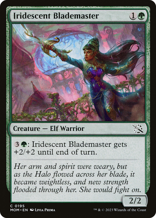 Iridescent Blademaster (MOM-195) - March of the Machine - Premium MTG Single from Wizards of the Coast - Just $0.08! Shop now at Game Crave Tournament Store