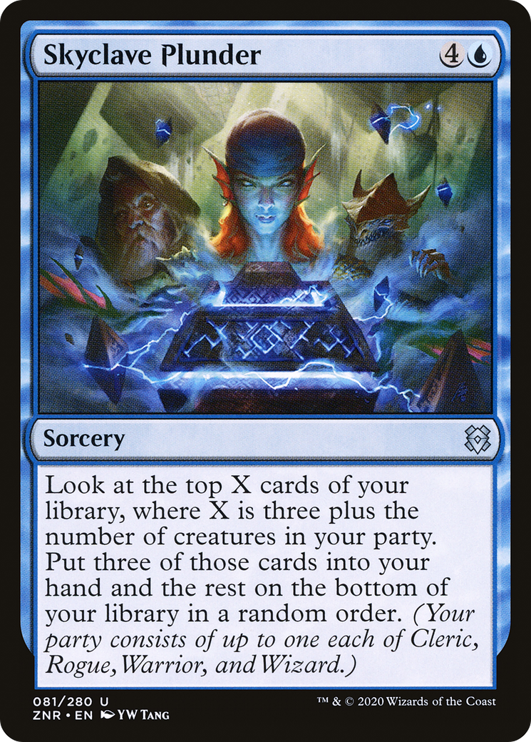 Skyclave Plunder (ZNR-081) - Zendikar Rising - Premium MTG Single from Wizards of the Coast - Just $0.25! Shop now at Game Crave Tournament Store