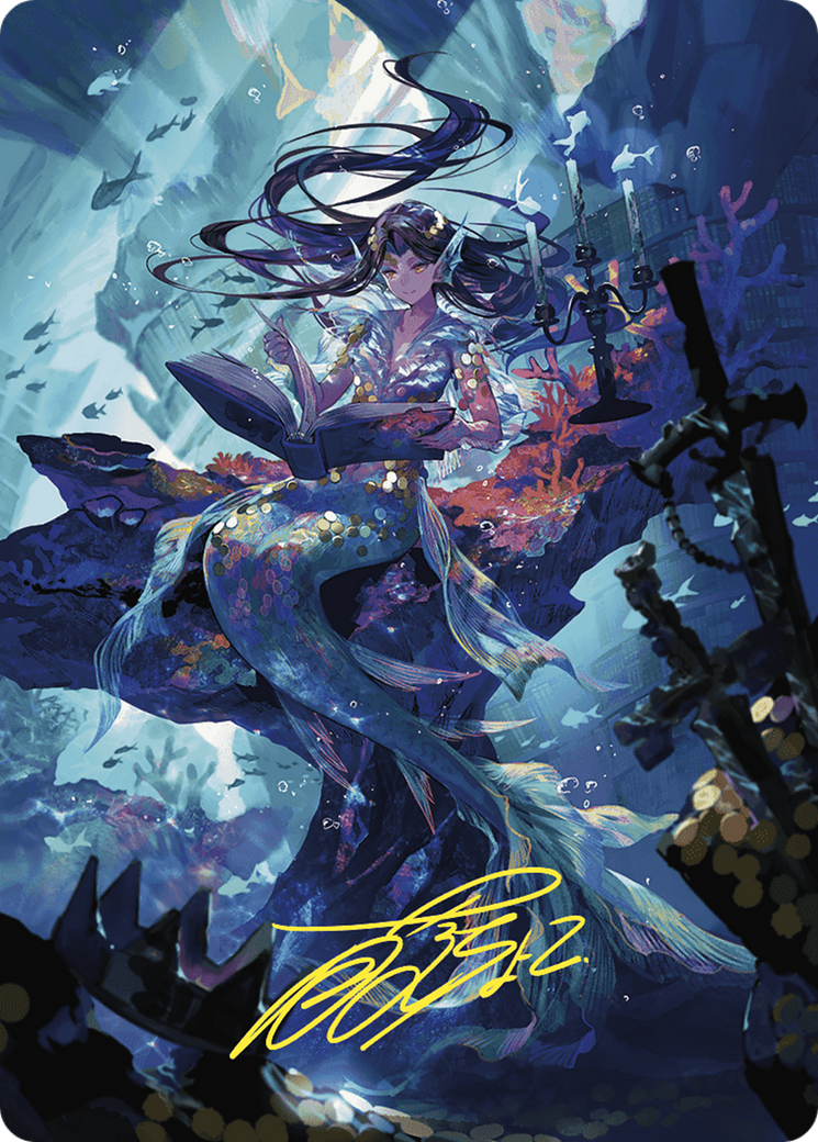Rhystic Study // Rhystic Study (AWOE-079) - Wilds of Eldraine Art Series (Borderless) - Premium MTG Single from Wizards of the Coast - Just $0! Shop now at Game Crave Tournament Store