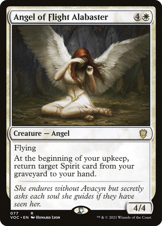Angel of Flight Alabaster (VOC-077) - Crimson Vow Commander - Premium MTG Single from Wizards of the Coast - Just $0.08! Shop now at Game Crave Tournament Store
