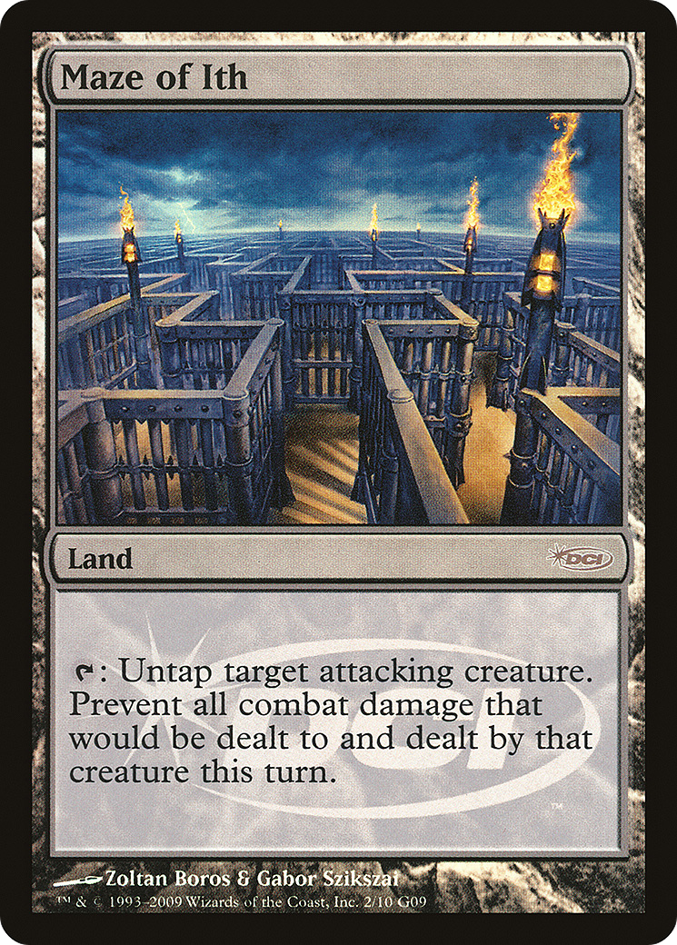 Maze of Ith (G09-002) - Judge Gift Cards 2009 Foil - Premium MTG Single from Wizards of the Coast - Just $21.27! Shop now at Game Crave Tournament Store