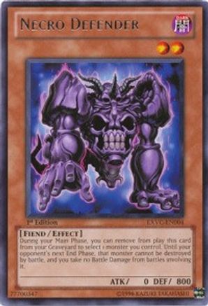 Necro Defender (EXVC-EN004) - Extreme Victory Unlimited - Premium Yugioh Single from Konami - Just $0.25! Shop now at Game Crave Tournament Store