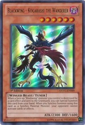 Blackwing - Kogarashi the Wanderer (EXVC-EN009) - Extreme Victory 1st Edition - Premium Yugioh Single from Konami - Just $1.70! Shop now at Game Crave Tournament Store