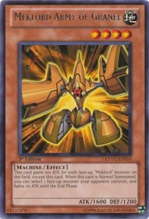 Meklord Army of Granel (EXVC-EN014) - Extreme Victory 1st Edition - Premium Yugioh Single from Konami - Just $0.25! Shop now at Game Crave Tournament Store