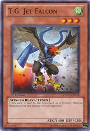 T.G. Jet Falcon (EXVC-EN018) - Extreme Victory Unlimited - Premium Yugioh Single from Konami - Just $0.29! Shop now at Game Crave Tournament Store