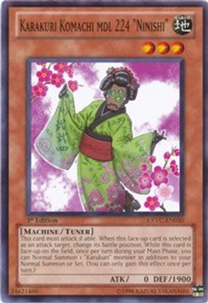 Karakuri Komachi mdl 224 "Ninishi" (EXVC-EN030) - Extreme Victory 1st Edition - Premium Yugioh Single from Konami - Just $0.36! Shop now at Game Crave Tournament Store
