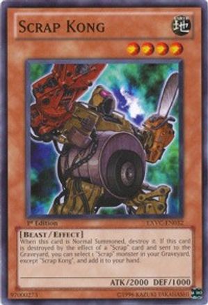 Scrap Kong (EXVC-EN032) - Extreme Victory 1st Edition - Premium Yugioh Single from Konami - Just $0.25! Shop now at Game Crave Tournament Store