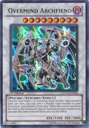 Overmind Archfiend (EXVC-EN044) - Extreme Victory 1st Edition - Premium Yugioh Single from Konami - Just $0.62! Shop now at Game Crave Tournament Store