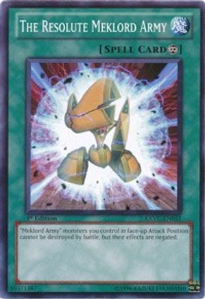 The Resolute Meklord Army (EXVC-EN051) - Extreme Victory Unlimited - Premium Yugioh Single from Konami - Just $0.25! Shop now at Game Crave Tournament Store