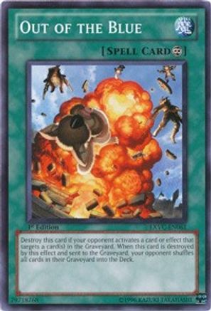 Out of the Blue (EXVC-EN061) - Extreme Victory Unlimited - Premium Yugioh Single from Konami - Just $0.25! Shop now at Game Crave Tournament Store