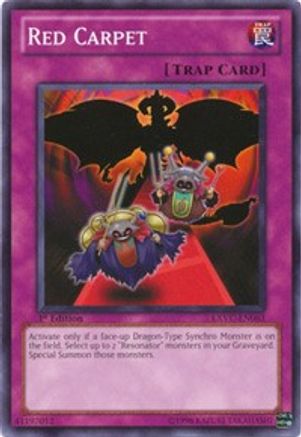 Red Carpet (EXVC-EN063) - Extreme Victory Unlimited - Premium Yugioh Single from Konami - Just $0.25! Shop now at Game Crave Tournament Store