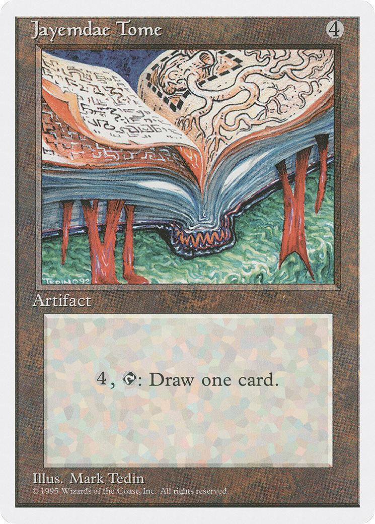 Jayemdae Tome (4ED-331) - Fourth Edition - Premium MTG Single from Wizards of the Coast - Just $0.40! Shop now at Game Crave Tournament Store