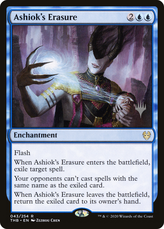 Ashiok's Erasure (PTHB-43P) - Theros Beyond Death Promos Foil - Premium MTG Single from Wizards of the Coast - Just $0.08! Shop now at Game Crave Tournament Store