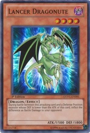 Lancer Dragonute (EXVC-EN091) - Extreme Victory 1st Edition - Premium Yugioh Single from Konami - Just $0.08! Shop now at Game Crave Tournament Store