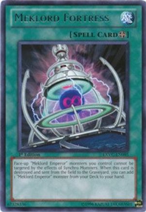Meklord Fortress (EXVC-EN095) - Extreme Victory 1st Edition - Premium Yugioh Single from Konami - Just $0.25! Shop now at Game Crave Tournament Store