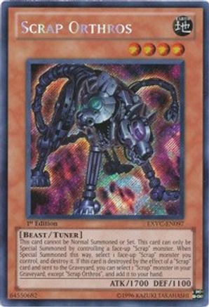 Scrap Orthros (EXVC-EN097) - Extreme Victory 1st Edition - Premium Yugioh Single from Konami - Just $1.26! Shop now at Game Crave Tournament Store