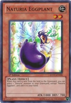 Naturia Eggplant (EXVC-EN098) - Extreme Victory Unlimited - Premium Yugioh Single from Konami - Just $0.50! Shop now at Game Crave Tournament Store
