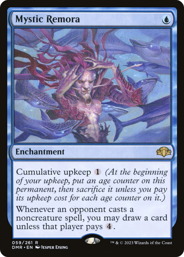 Mystic Remora (DMR-059) - Dominaria Remastered Foil - Premium MTG Single from Wizards of the Coast - Just $2.09! Shop now at Game Crave Tournament Store
