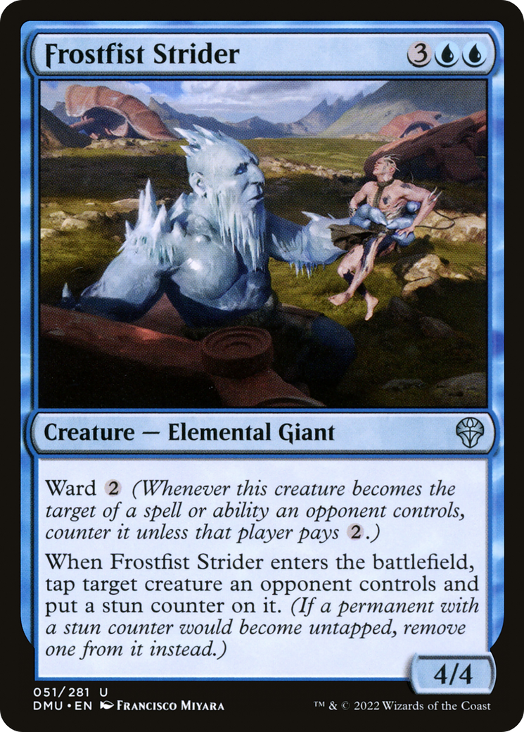 Frostfist Strider (DMU-051) - Dominaria United - Premium MTG Single from Wizards of the Coast - Just $0.25! Shop now at Game Crave Tournament Store