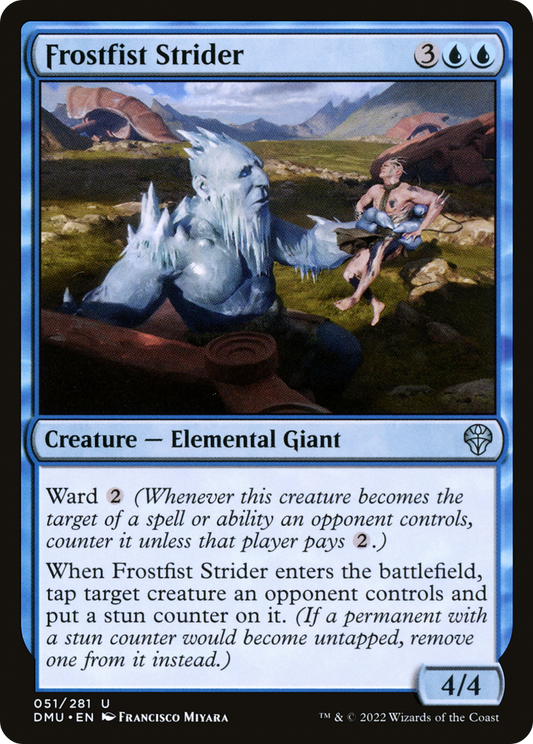 Frostfist Strider (DMU-051) - Dominaria United - Premium MTG Single from Wizards of the Coast - Just $0.25! Shop now at Game Crave Tournament Store