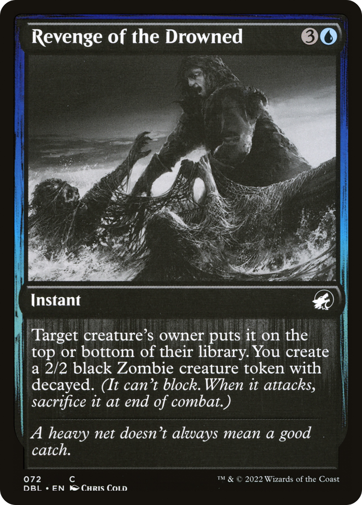 Revenge of the Drowned (DBL-072) - Innistrad: Double Feature - Premium MTG Single from Wizards of the Coast - Just $0.25! Shop now at Game Crave Tournament Store