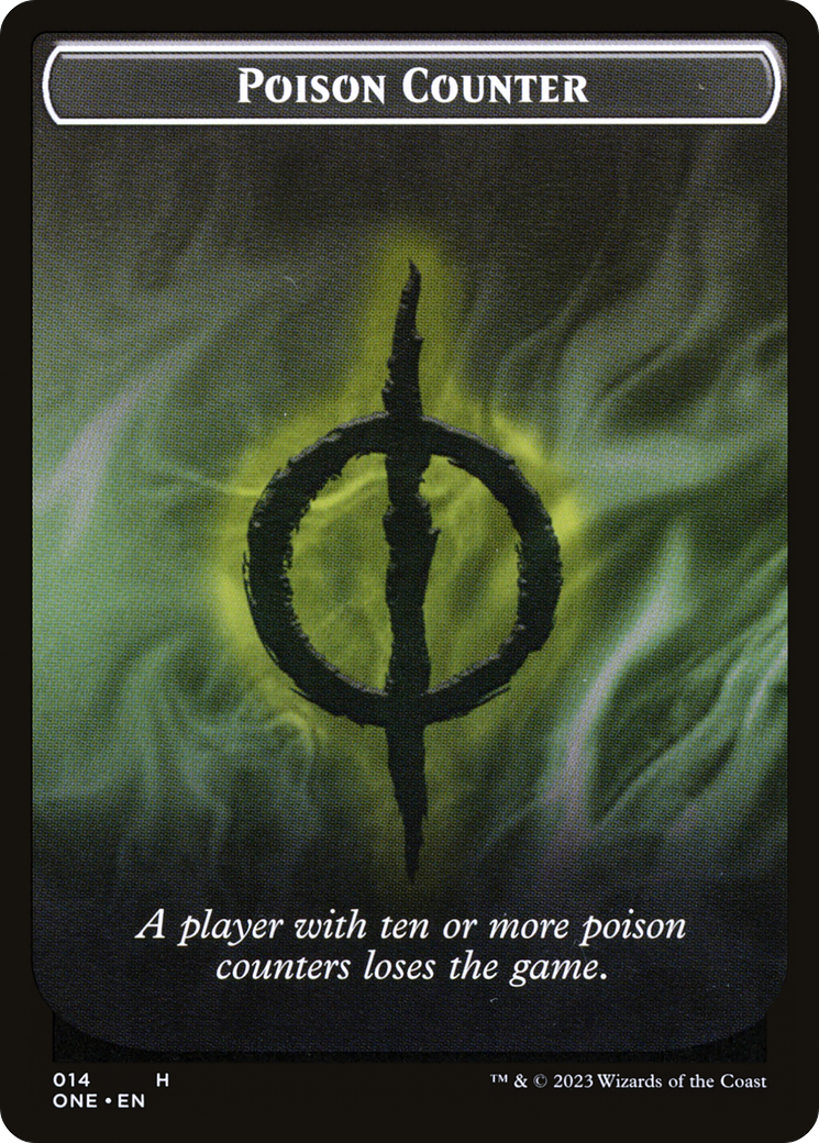 Poison Counter (TONE-014) - Phyrexia: All Will Be One Tokens - Premium MTG Single from Wizards of the Coast - Just $0! Shop now at Game Crave Tournament Store
