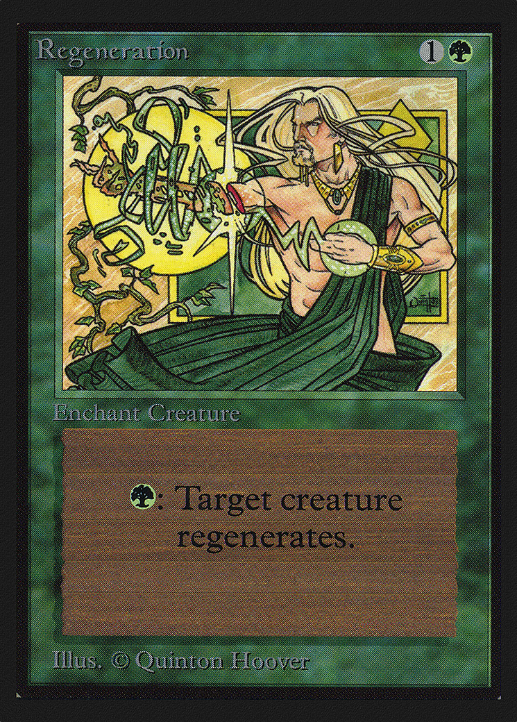 Regeneration (CED-214) - Collectors' Edition - Premium MTG Single from Wizards of the Coast - Just $0.43! Shop now at Game Crave Tournament Store