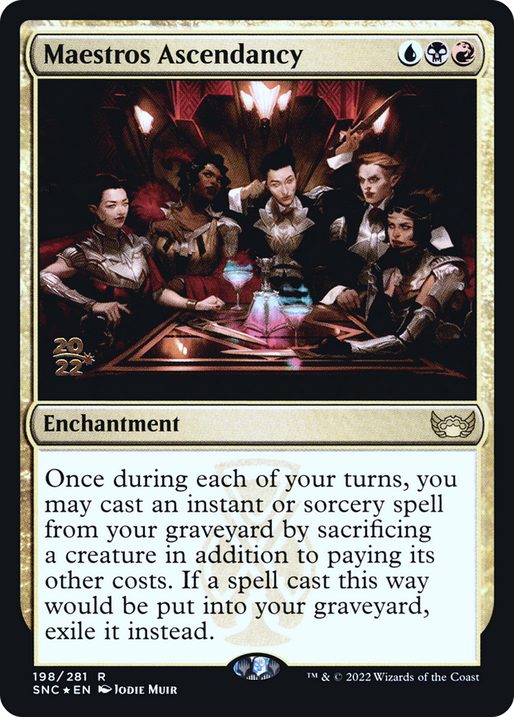 Maestros Ascendancy (PSNC-198S) - Streets of New Capenna Promos Foil - Premium MTG Single from Wizards of the Coast - Just $0.37! Shop now at Game Crave Tournament Store