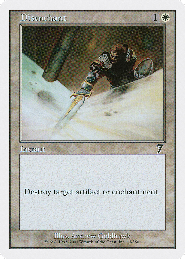 Disenchant (7ED-013) - Seventh Edition - Premium MTG Single from Wizards of the Coast - Just $0.08! Shop now at Game Crave Tournament Store