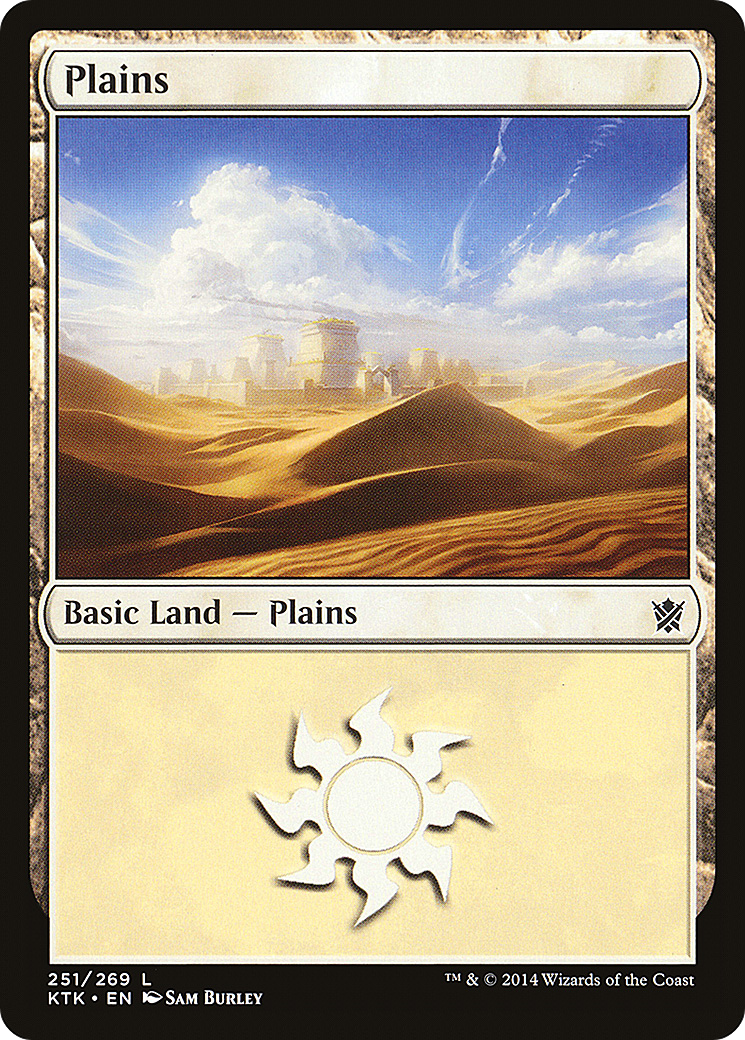 Plains (KTK-251) - Khans of Tarkir Foil - Premium MTG Single from Wizards of the Coast - Just $0.13! Shop now at Game Crave Tournament Store