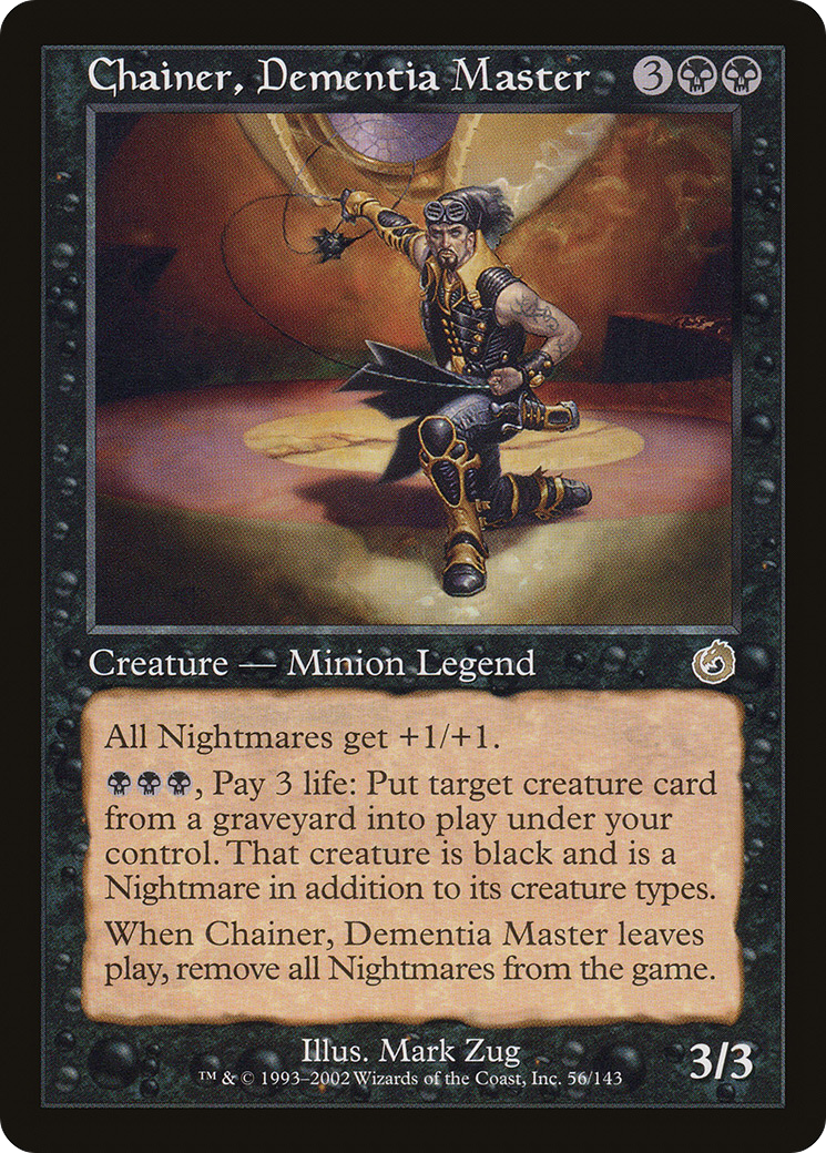 Chainer, Dementia Master (TOR-056) - Torment Foil - Premium MTG Single from Wizards of the Coast - Just $14.20! Shop now at Game Crave Tournament Store