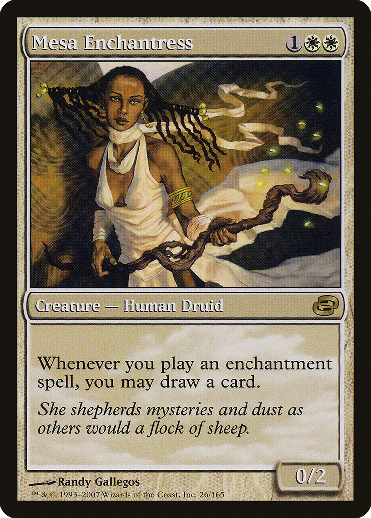 Mesa Enchantress (PLC-026) - Planar Chaos: (colorshifted) - Premium MTG Single from Wizards of the Coast - Just $0.20! Shop now at Game Crave Tournament Store