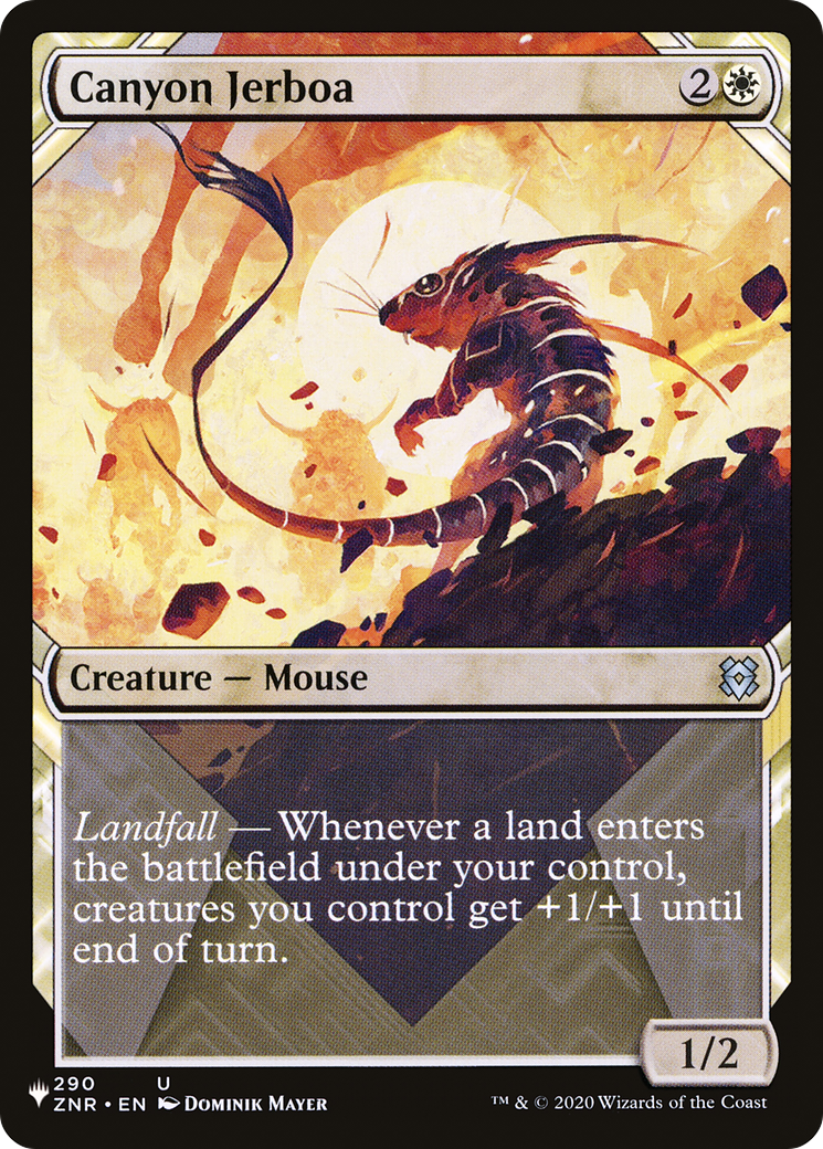 Canyon Jerboa (PLIST-406) - The List: (Showcase) - Premium MTG Single from Wizards of the Coast - Just $0.08! Shop now at Game Crave Tournament Store
