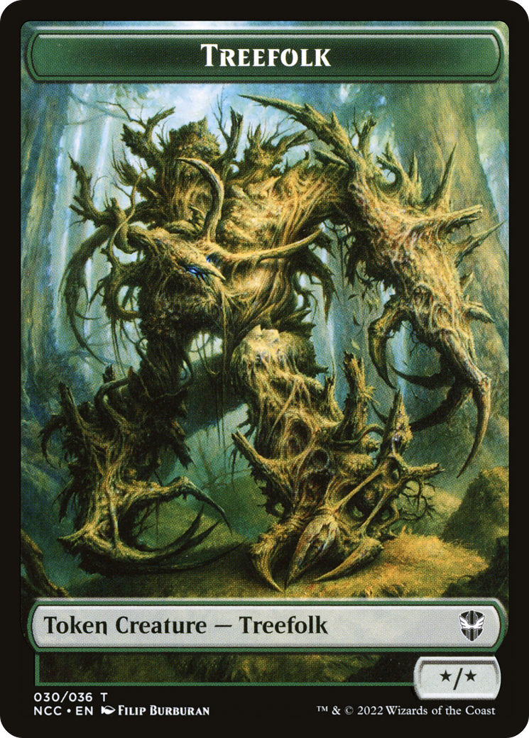Treefolk (TNCC-030) - New Capenna Commander Tokens Foil - Premium MTG Single from Wizards of the Coast - Just $0! Shop now at Game Crave Tournament Store
