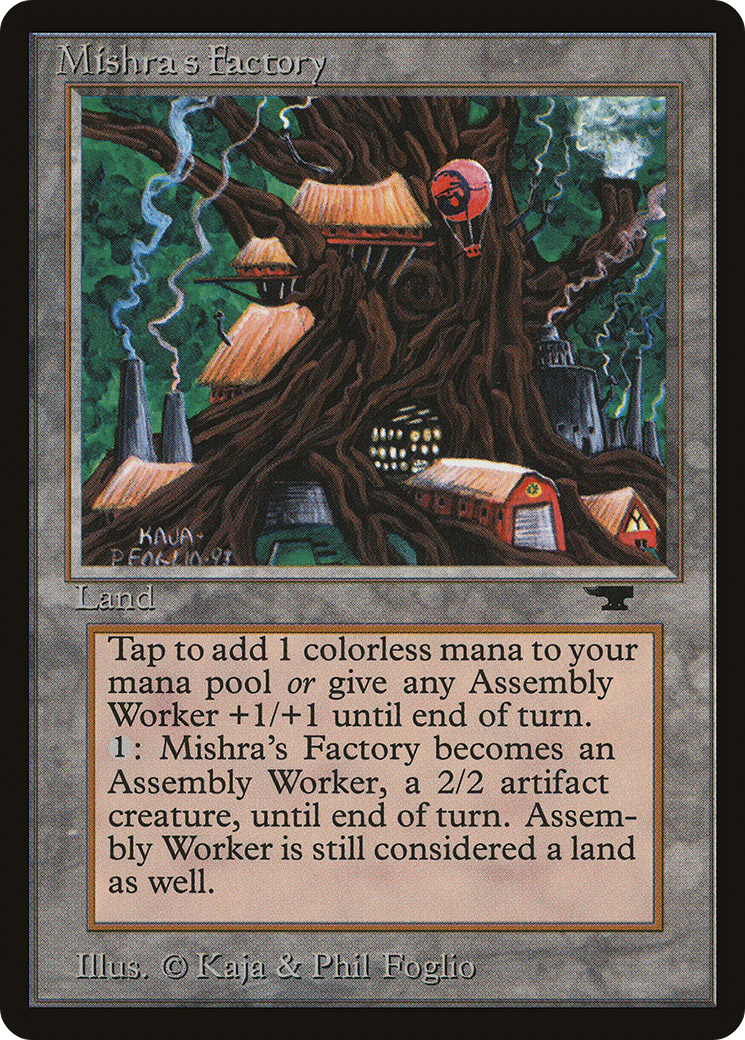 Mishra's Factory (ATQ-80B) - Antiquities - Premium MTG Single from Wizards of the Coast - Just $41.31! Shop now at Game Crave Tournament Store