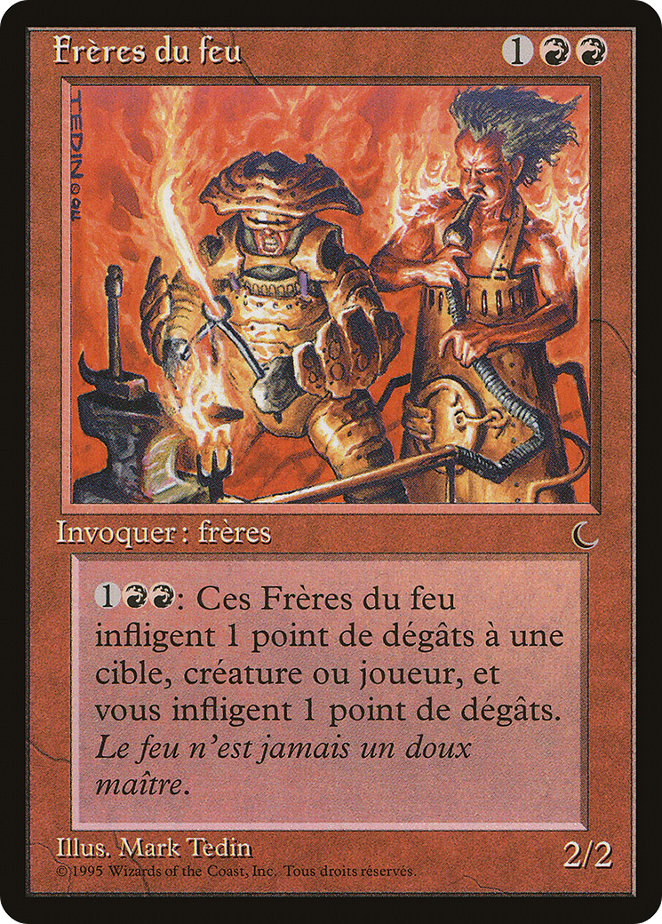 Brothers of Fire (REN-076) - Renaissance - Premium MTG Single from Wizards of the Coast - Just $0! Shop now at Game Crave Tournament Store