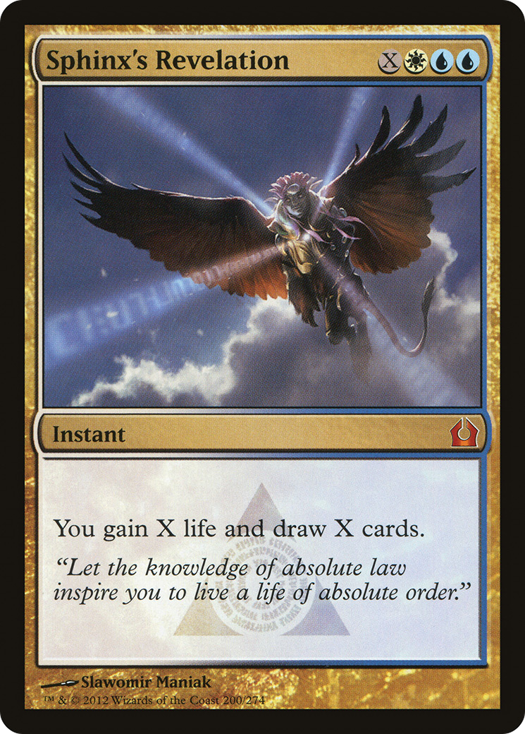 Sphinx's Revelation (RTR-200) - Return to Ravnica Foil - Premium MTG Single from Wizards of the Coast - Just $5.03! Shop now at Game Crave Tournament Store