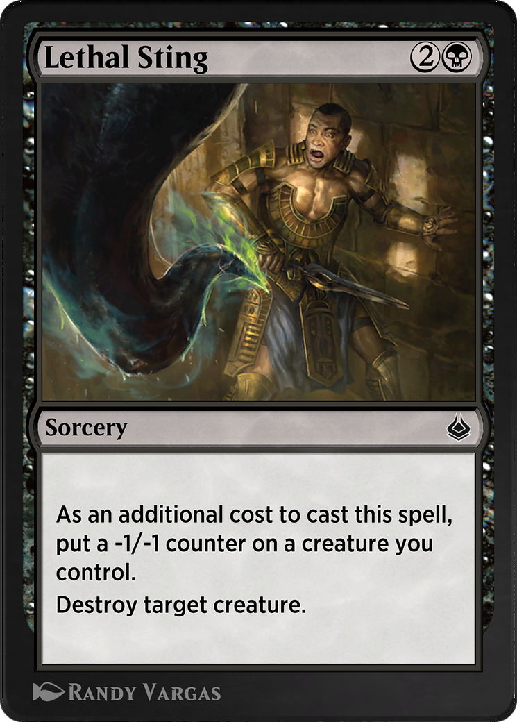 Lethal Sting (AKR-110) - Amonkhet Remastered - Premium MTG Single from Wizards of the Coast - Just $0! Shop now at Game Crave Tournament Store