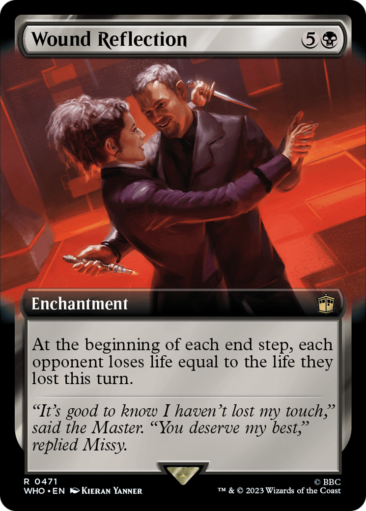 Wound Reflection (WHO-471) - Doctor Who: (Extended Art) Foil - Premium MTG Single from Wizards of the Coast - Just $3.10! Shop now at Game Crave Tournament Store