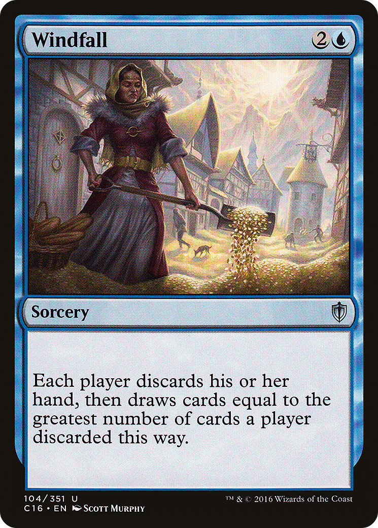 Windfall (C16-104) - Commander 2016 - Premium MTG Single from Wizards of the Coast - Just $0.75! Shop now at Game Crave Tournament Store