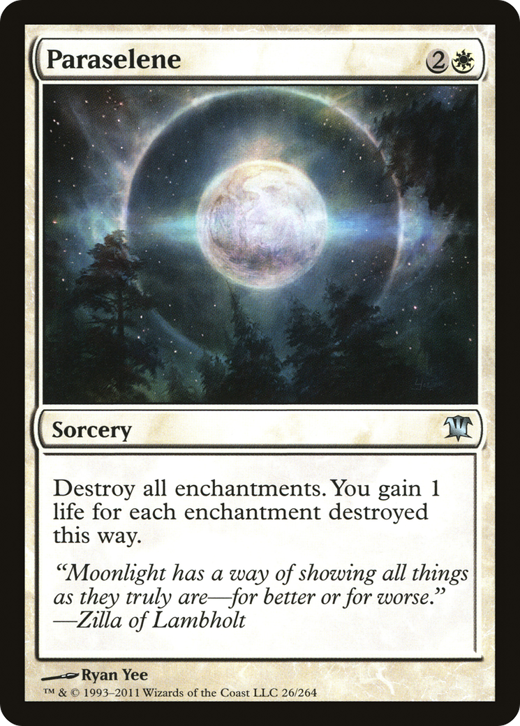 Paraselene (ISD-026) - Innistrad - Premium MTG Single from Wizards of the Coast - Just $0.08! Shop now at Game Crave Tournament Store